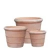 3er Set Outdoor Pflanztöpfe - Terrakotta - Rund - Antonie -Günstiges Laub Tanz Geschäft 3er set outdoor pflanztoepfe terrakotta rund antonie