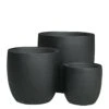3er Set Runde Pflanzgefäße Mit Einsatz - Polystone - Schwarz - Anane 1 3er Set Runde Pflanzgefäße Mit Einsatz - Polystone - Schwarz - Anane -Günstiges Laub Tanz Geschäft 3er set runde pflanzgefaesse mit einsatz polystone schwarz anane