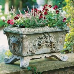 Antik Pflanztrog Aus Stein - Wokefield Park