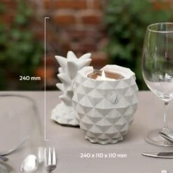 Besonderer Outdoor Kerzenständer - Ananas Mit Kerze - Hopera -Günstiges Laub Tanz Geschäft besonderer outdoor kerzenstaender ananas mit kerze hopera3