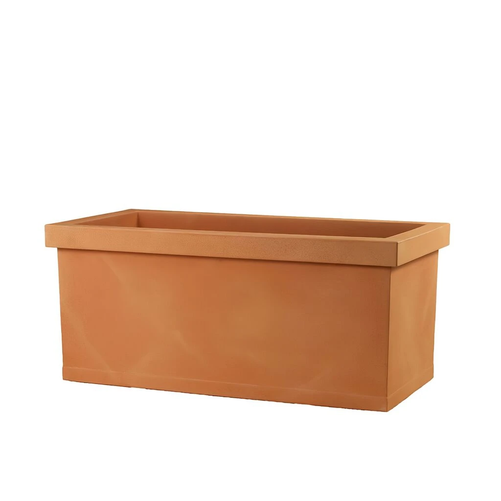 Blumenkasten In Terrakotta Optik Aus Kunststoff - Cartagena 3 Blumenkasten In Terrakotta Optik Aus Kunststoff - Cartagena