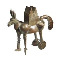 Bronzeskulptur Als Geldesel Vom Künstler - Euroesel