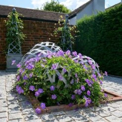 Deko Garten Kugel Aus Metallstreifen In Grau Oder Rost - Leforida -Günstiges Laub Tanz Geschäft deko garten kugel aus metallstreifen in grau oder rost leforida5