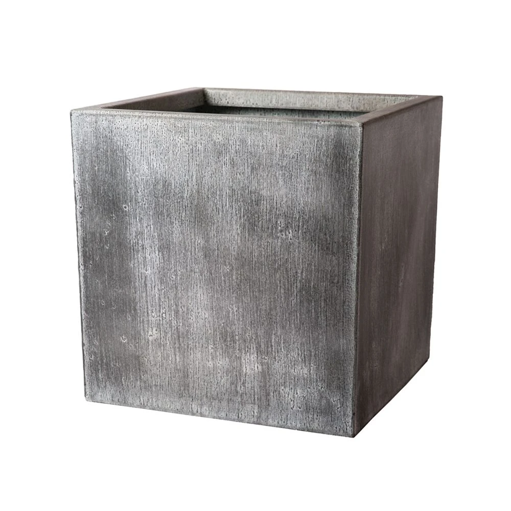 Eleganter Pflanztopf Aus Metall - Rechteckig - Groß - Necrona Grimo 4 Eleganter Pflanztopf Aus Metall - Rechteckig - Groß - Necrona Grimo – Bild 2