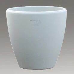 Garten Blumentopf Rund - Steinzeug Winterfest - Modern Grau - Akaste Lia