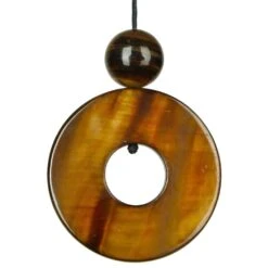 Hänge Windspiel Metall Woodstock Precious Stones Chimes - Tiger's Eye -Günstiges Laub Tanz Geschäft haenge windspiel metall woodstock precious stones chimes tigers eye4