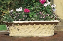 Historischer Pflanztrog Steinguss - Lympne Castle -Günstiges Laub Tanz Geschäft historischer pflanztrog steinguss lympne castle2