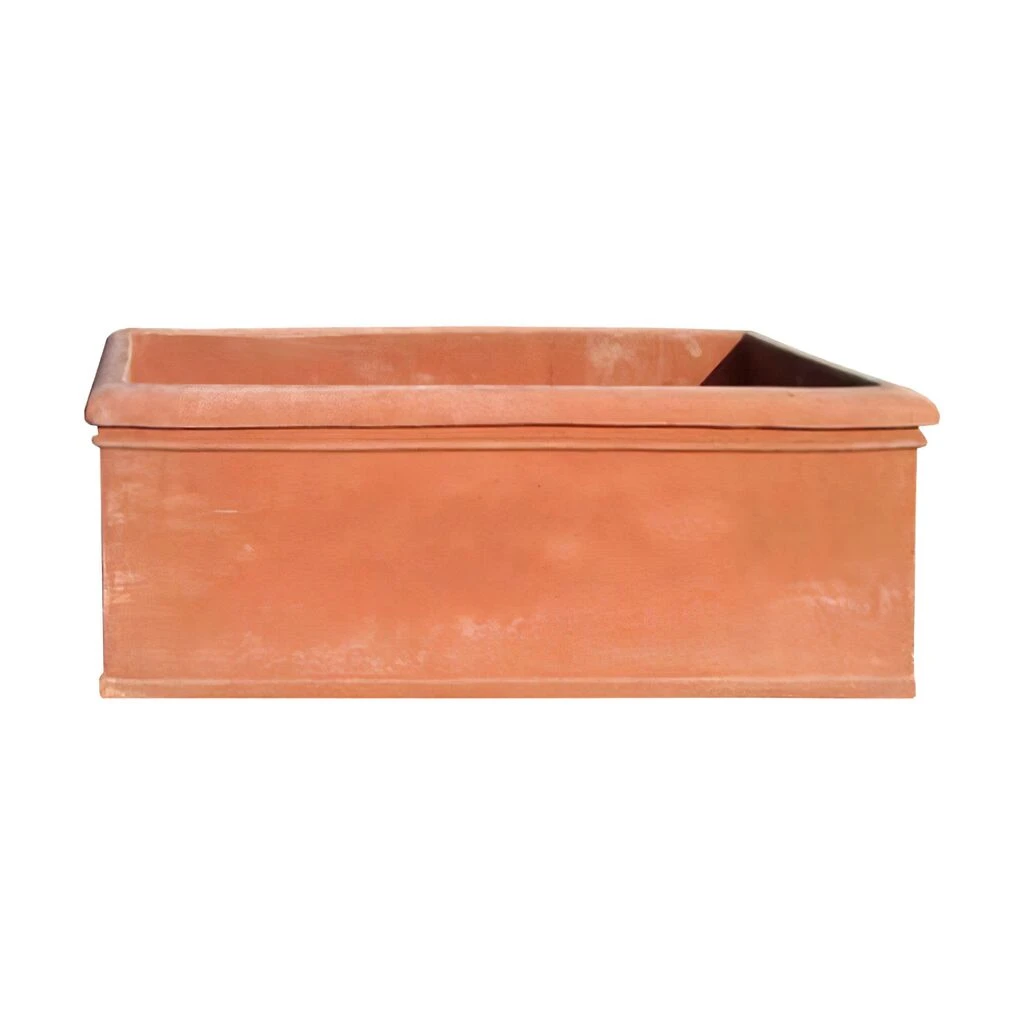 Klassischer Terrakotta Pflanztrog Für Den Garten - Fioriera Elio 3 Klassischer Terrakotta Pflanztrog Für Den Garten - Fioriera Elio