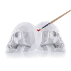 Kleine Totenschädel - 2er-Set Aus Gips Zum Bemalen - Sedano