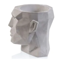 Mann Kopf Blumentopf Aus Beton - Modern - Apollo Design - Moholy -Günstiges Laub Tanz Geschäft mann kopf blumentopf aus beton modern apollo design moholy5