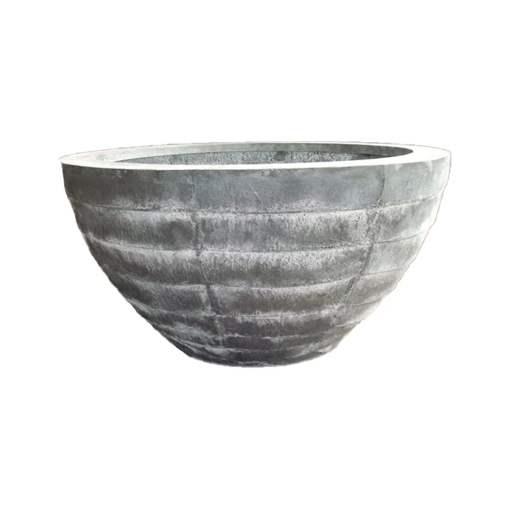 Metall Pflanzschale Rund Im Bänderdesign - Cherobiuna 3 Metall Pflanzschale Rund Im Bänderdesign - Cherobiuna