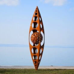 Moderne Gartenplastik Aus Metall - Zapfen Mit Kugel - Astee 7 Moderne Gartenplastik Aus Metall - Zapfen Mit Kugel - Astee -Günstiges Laub Tanz Geschäft moderne gartenplastik aus metall zapfen mit kugel astee3