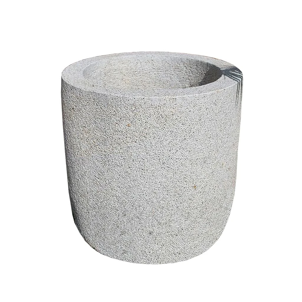 Moderner Natursteinkübel Für Den Garten - Amadora 4 Moderner Natursteinkübel Für Den Garten - Amadora – Bild 2