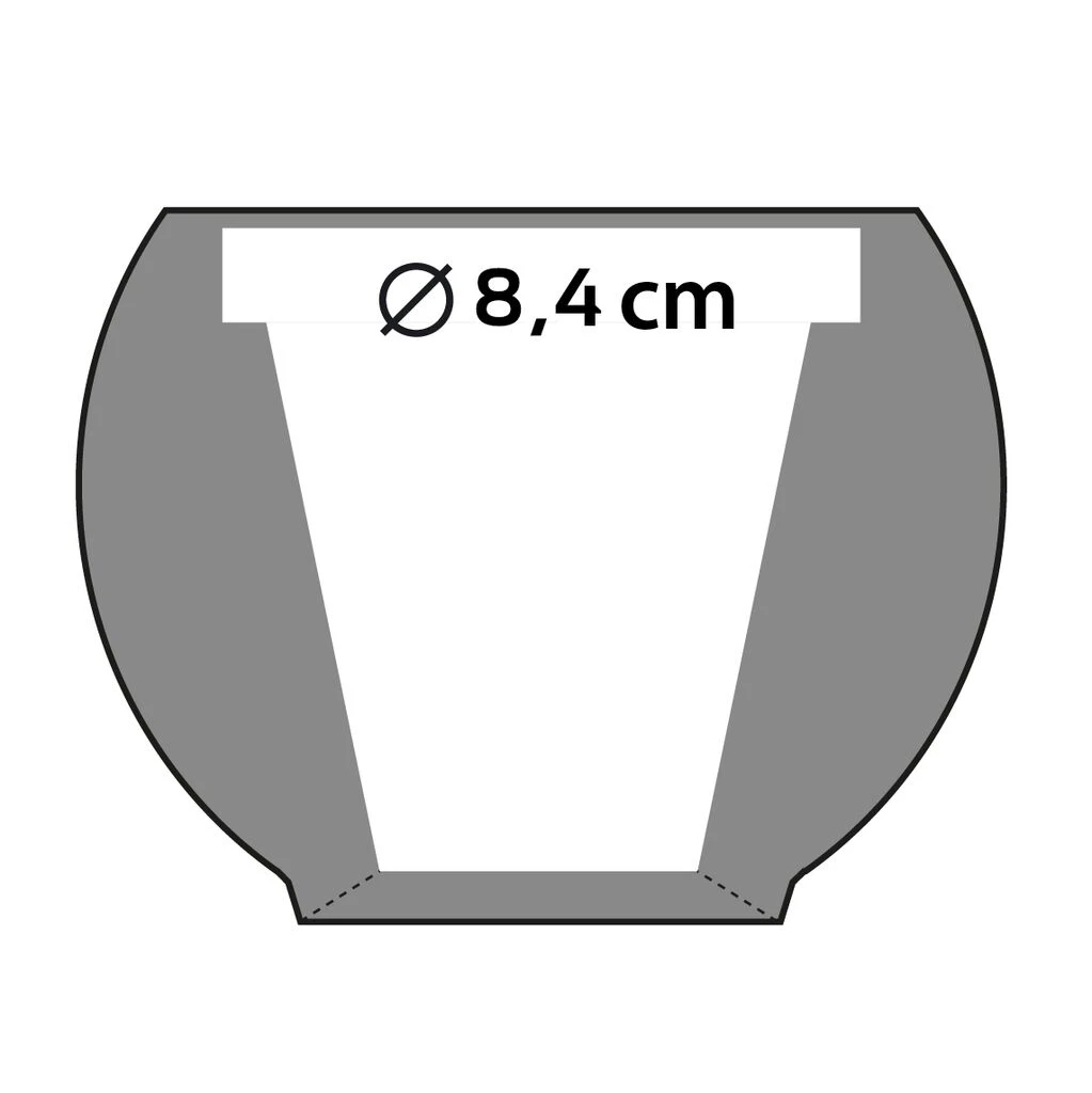 Moderner Übertopf Für Blumen Mit Wellenmuster - Kihilo 5 Moderner Übertopf Für Blumen Mit Wellenmuster - Kihilo – Bild 3