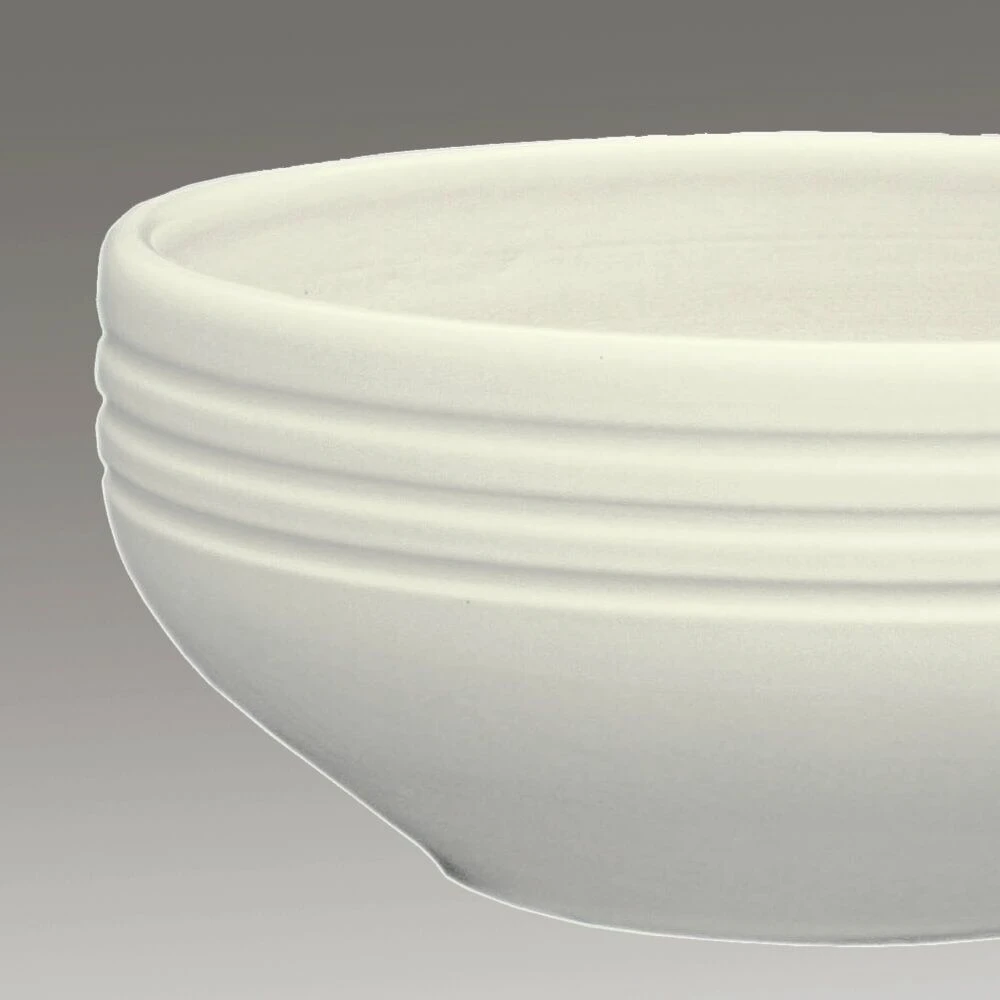 Outdoor Pflanzschale Mit Loch - Elfenbein - Steinzeug Frostfest - Telesto Alba 4 Outdoor Pflanzschale Mit Loch - Elfenbein - Steinzeug Frostfest - Telesto Alba – Bild 2