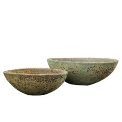 Ovale Pflanzschale Für Den Garten - Antikes Design - 2er Set - Salemi -Günstiges Laub Tanz Geschäft ovale pflanzschale fuer den garten antikes design 2er set salemi5