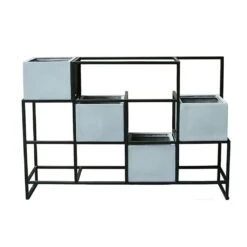 Raumteiler Mit 4 Polystone Pflanzgefäßen In Zement Optik - Karingo 5 Raumteiler Mit 4 Polystone Pflanzgefäßen In Zement Optik - Karingo -Günstiges Laub Tanz Geschäft raumteiler mit 4 polystone pflanzgefaessen in zement optik karingo2