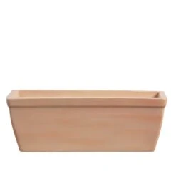 Rechteckiger Fensterkasten Aus Steinzeug - Frostsicher - Terrakotta - Minare Terra