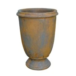 Runder Steinguss Pflanztopf Im Klassischen Design - Romana
