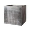 Wetterfestes Kubus Pflanzgefäß In Grau Oder Rost - Geramona -Günstiges Laub Tanz Geschäft wetterfestes kubus pflanzgefaess in grau oder rost geramona