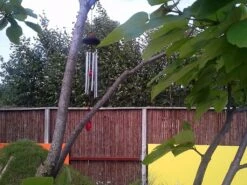 Woodstock Windspiel Woodstock Chakra Chime - Rote Koralle -Günstiges Laub Tanz Geschäft woodstock windspiel woodstock chakra chime rote koralle3