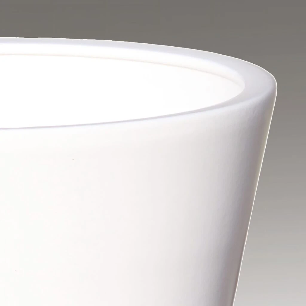 XXL Blumenkübel Für Draußen - Weiß - Steinzeug Frostsicher - Rund - Votum Blanc 4 XXL Blumenkübel Für Draußen - Weiß - Steinzeug Frostsicher - Rund - Votum Blanc – Bild 2